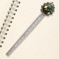 thumbnail image 3 of Tropical plants Vintage Silver Lace-Edged Bookmark: a Gift for Readers and Book Lovers, 3 of 5