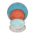 thumbnail image 3 of Elama Pryce 12 Piece Melamine Dinnerware Set is Assorted Colors, 3 of 10