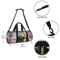 thumbnail image 5 of Turtle Sports Bag with Travel Tote, Soccer Bag, and Gym Bag Options. Size 17.7 Inches, Interior Zipper Pocket, Large Capacity., 5 of 6