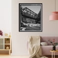 thumbnail image 3 of Historic Framed Print, Southern Pacific Railroad Shasta Route, Bridge No. 324.99, Milepost 324.99, Shasta Springs vicinity, Siskiyou County, CA - 8, 17-7/8" x 21-7/8", 3 of 9