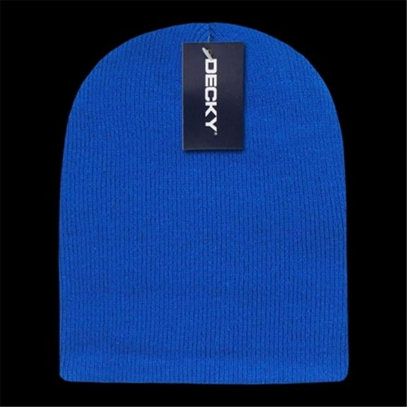 Decky 187-RYL Acrylic Valpak Short Beanie- Royal
