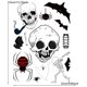 thumbnail image 3 of Pegatina De Pared De Pvc De Dibujos Animados De Halloween, Calcomanías De Ventana De Hueso De Cabeza De Calabaza, Pegatinas De Pared De Habitación Para Niños, Decoración Del Hogar De Festival 4 Uds. Speravity HA039986-04, 3 of 5
