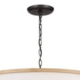 thumbnail image 5 of 52466AVI Kichler Lighting Heddle - 6 Light Medium Chandelier In Homestead Style-17 Inches Tall and 30.5 Inches Wide-Anvil Iron Finish    -Traditional, 5 of 11