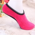 thumbnail image 2 of Flmtop Women Fashion Pure Color Breathable Non-Slip Soft Gripper Slippers Floor Socks, 2 of 6