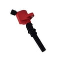 thumbnail image 2 of Set of 10 ISA Brand Red Color Ignition Coils and Spark Plugs Compatible with 2007 2008 2009 2010 2011 Lincoln Town Car 4.6L V8 Replacement for DG508, 2 of 5