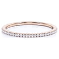 thumbnail image 1 of JeenMata Anillo de Bodas de Media Eternidad con Diamantes de 0,15 Uds - Anillo de Matrimonio - Anillo de Oro - Oro Rosa de 10 K, 1 of 6
