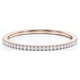 thumbnail image 1 of JeenMata Anillo de Bodas de Media Eternidad con Diamantes de 0,15 Uds - Anillo de Matrimonio - Anillo de Oro - Oro Rosa de 10 K, 1 of 6