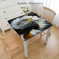 thumbnail image 2 of nygtbtfer Table Cloth Rectangle Tablecloth Outdoor Washable Winkle and Stain Resistant Spandex Table Cover for Kitchen Dining Tabletop Decoration, 2 of 7