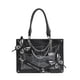 thumbnail image 3 of Bolso de mano con diseño de mariposa y laberinto de viento oscuro, bolso de mano con diseño de mariposa y laberinto, bolso de mano con diseño de niña que sostiene un bolso cruzado, 3 of 6