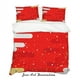 thumbnail image 2 of 3D Rojo Abstracto Patrón Funda de edredón Juego de ropa de cama Fundas de almohada 56, 2 of 2