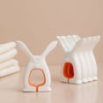 thumbnail image 1 of 5 pinzas para la ropa de color blanco y naranja para exteriores, pinzas para abrigos, pinzas para la ropa de plástico tricolor sin marcar, grandes, antideslizantes y resistentes al viento s, 1 of 5