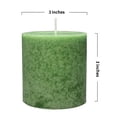 thumbnail image 2 of Mainstays Scented Mottled Pillar Candle, 3 x 3 inches, Green, Hidden Springs, 2 of 5