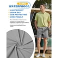 thumbnail image 4 of PULI Golf Shorts Men 5 Inch Inseam Stretch Casual Dress Shorts with Pockets Waterproof Lightweight Quick Dry, 4 of 6