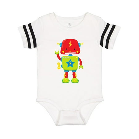 

Inktastic Cute Robot Little Robot Colorful Robot Gift Baby Boy or Baby Girl Bodysuit