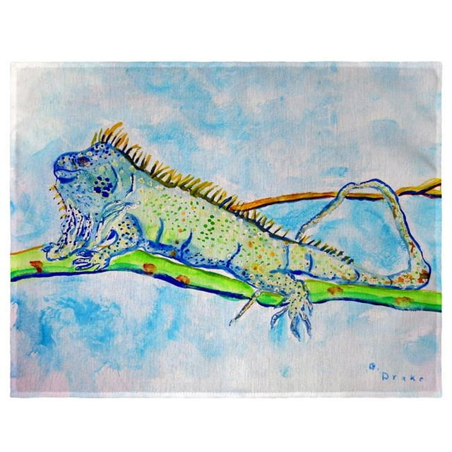 Betsy Drake PM770 Ensemble de 4 Napperons Iguana 14 x 18 Po