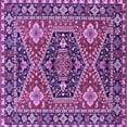 thumbnail image 1 of Ahgly Company Indoor Square Persian Purple Traditional Area Rugs, 5' Square, 1 of 4