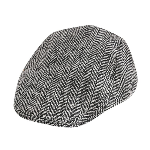 FADAACAI Newsboy Hats Linen Flat Cap Flat Hats for Men Paperboy Hats for Men Children Beret Fashionable And Comfortable New Cap Role Playing Beret Gray