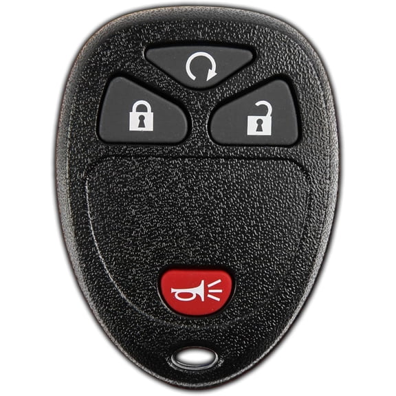 Key Fob Replacement for 2005 2006 2007 2008 2009 2010 Buick Terraza Chevrolet Chevy HHR Uplander Pontiac Montana Saturn Relay Remote, 4-Button 15114374, Locksmith Required