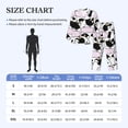 thumbnail image 4 of Lsque Cute Animal with Cow Pattern Long Sleeve Pajama Set for Men - Soft 2-Piece Sleepwear and Loungewear Set with Pockets, Comfy Nightwear-XX-Large, 4 of 7