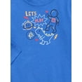 thumbnail image 3 of Garanimals Baby Boy Long Sleeve Graphic Bodysuit, Sizes 0-24 Months, 3 of 5