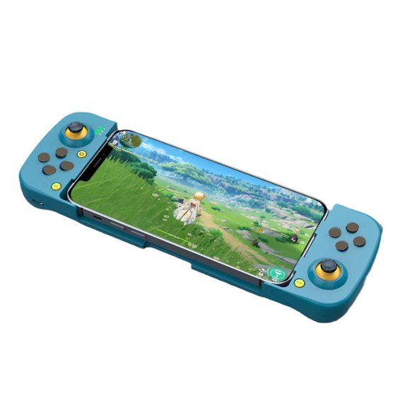 1 Set Bluetooth-compatible Gamepad Six-axis Gyroscope Wireless Connection Stretchable Handle Applicable Game Component Smartphone Gamepad For