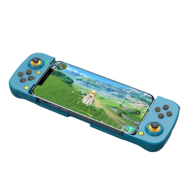1 Set Bluetooth-compatible Gamepad Six-axis Gyroscope Wireless Connection Stretchable Handle Applicable Game Component Smartphone Gamepad For