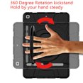 thumbnail image 3 of TECH CIRCLE iPad 10.2 Case (9th/8th/7th Generation - 2022/2020/2019), Kids Proof Shockproof Rugged Cae with Kickstand /Handle /Adjustable Shoulder Strap, Black, 3 of 7