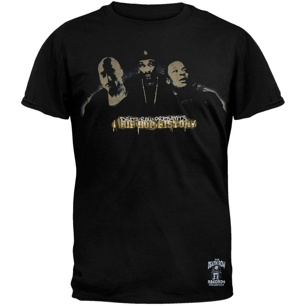 Death Row Records - Death Row Records - Hip Hop History Foil T-Shirt - 3X-Large - Walmart.com