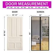 INNOTECHSC Magnetic Screen Door - Self Sealing, Heavy Duty, Hands Free Mesh Partition Keeps Bugs Out - Pet and Kid Friendly - Keep Open Feature - 38 inch x 83 inch