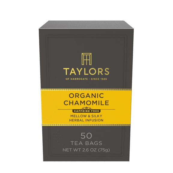Taylors of Harrogate Organic Chamomile Herbal Tea, 50 Teabags