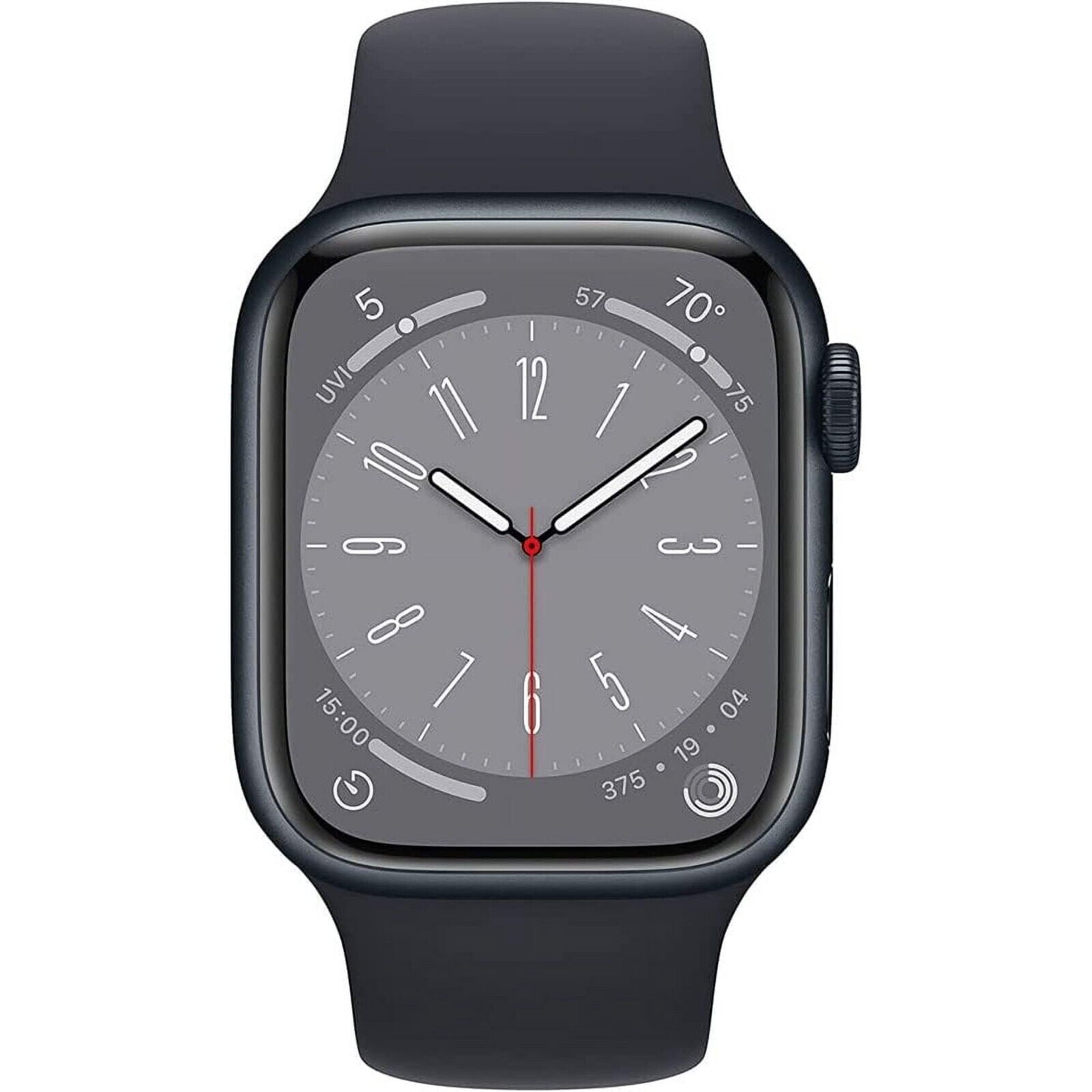 Apple Watch Series 8, Smart Watch, GPS Aluminum, Midnight/45mm, 1