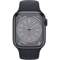 thumbnail image 2 of Restored Apple Watch Series 8 GPS 41mm Midnight Aluminum Case with Midnight Sport Band - S/M (Refurbished), 2 of 2