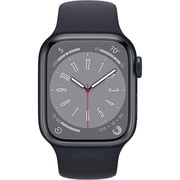 Restored Apple Watch Series 8 GPS 45mm Aluminum Smart Watch, Midnight