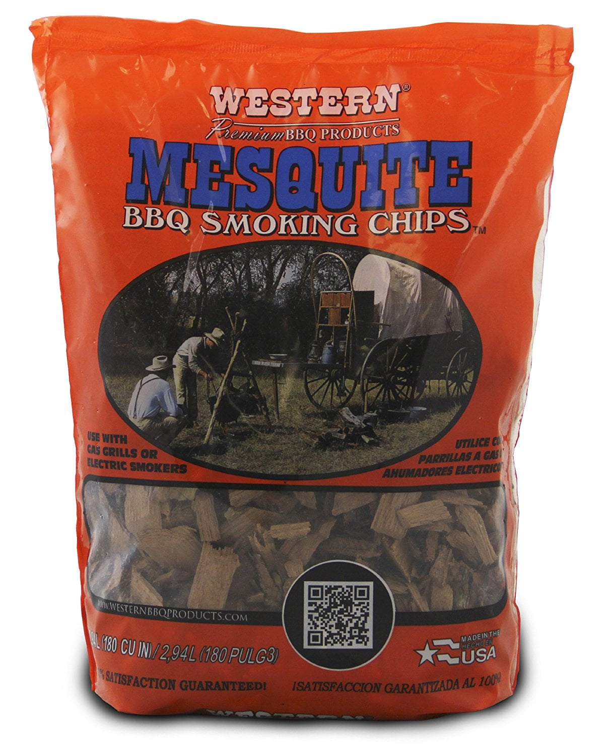 WW Wood inc Western 78074 Mesquite BBQ Smoking Chips Sichere und bequeme Zahlung Großer Online