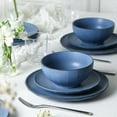thumbnail image 6 of Stone Lain Rio 32-Piece Dinnerware Set Stoneware, Includes Glassware, Service for 8, Blue, 6 of 6