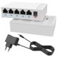 thumbnail image 1 of 5 Port 1000Mbps Network Ethernet Switch for Office Home EU Plug, 1 of 5