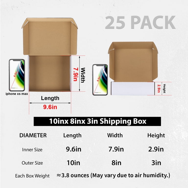 BonKaso 3 Ply Brown Corrugated Packaging Packaging Box Size