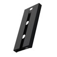 thumbnail image 2 of Wine Glass Holder Under Cabinet Shelf Plastic Hanging Rack Space Saving Storage Hanger Black, 2 of 5