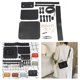 thumbnail image 5 of Kit completo para hacer un bolso bandolera de cuero hecho a mano para mujer Negro, 5 of 8