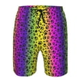 thumbnail image 3 of Pofeuu Animal Paw Rainbow Prin Men's Swim Trunks Quick Dry Bathing Suit Swimming Board Shorts Mesh Lining Beach Swimwear-3X-Large, 3 of 6