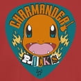 thumbnail image 2 of Junior's Pokemon Charmander Rocks  Graphic Tee Red X Large, 2 of 3