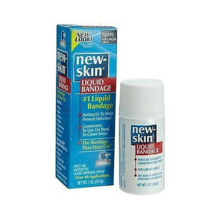 2 Pack - New-Skin Antiseptic Liquid Bandage Spray 1 fl oz