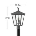 thumbnail image 2 of Hinkley Lighting - Three Light Post Top/ Pier Mount - Outdoor - Trellis - 3, 2 of 7