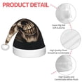 thumbnail image 4 of Bingfone Metal Style Horned Skull for Kids Christmas Hat Santa Hat for Boys Girls Teenager for Christmas New Year Xmas Festive Holiday Party Supplies Gifts, 4 of 6
