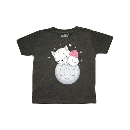 

Inktastic Cat on the Moon Gift Toddler Boy or Toddler Girl T-Shirt