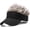 Off-White, variant on Mens Visor Hat Wig Peaked Baseball Golf Cap with Fake Hair
