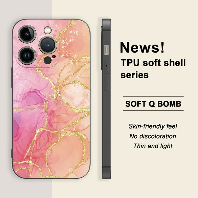 Exprésate con una divertida funda para teléfono: divertida funda plateada esmerilada de doble capa con dibujos animados para iPhone 15 Pro Max 14 13 12 Pro 11