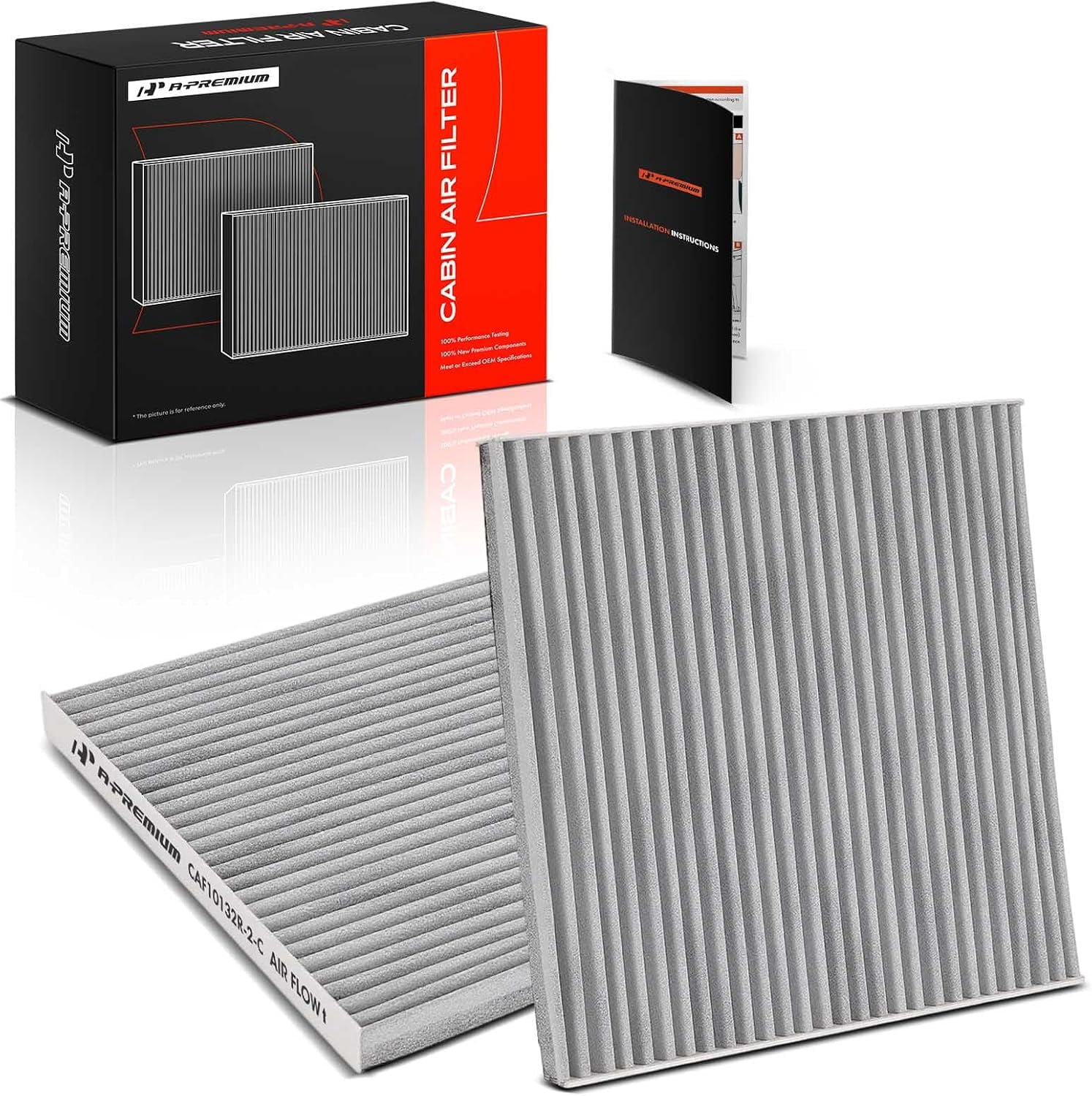 ECOGARD, Cabin Air Filter, XC10621C, with Activated Carbon