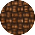 thumbnail image 1 of Ahgly Tapis d'Intérieur Lavable en Machine Carré Acajou Brun, 3 Pieds Carré, 1 of 7