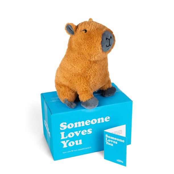 Paquete de cuidado de animales de peluche SendaFriend Crouton The Capybara